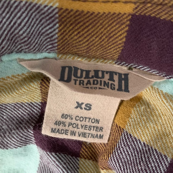 Duluth Trading Co. Plaid Button Down Shirt - Picture 3 of 4